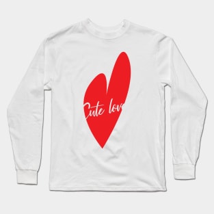 Cute love Long Sleeve T-Shirt